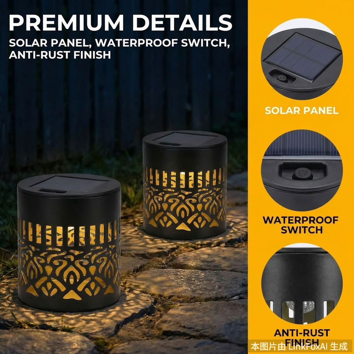 Decorative Solar Mandala Lights
