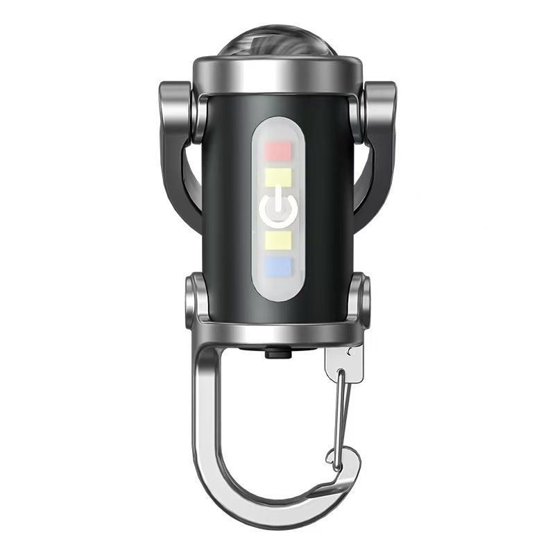 Portable Rechargeable Keychain Flashlight Multi-function